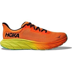 Hoka Men's Arahi 7 Sneaker, Electric‎ Tangerine/Black, 12